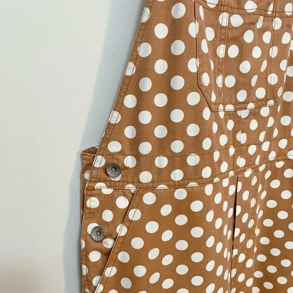 Brixton Christina Crop Polka Dot Overalls - Picture 6 of 12